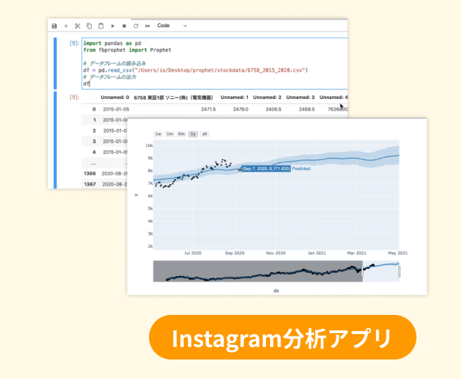 Instagram分析アプリ